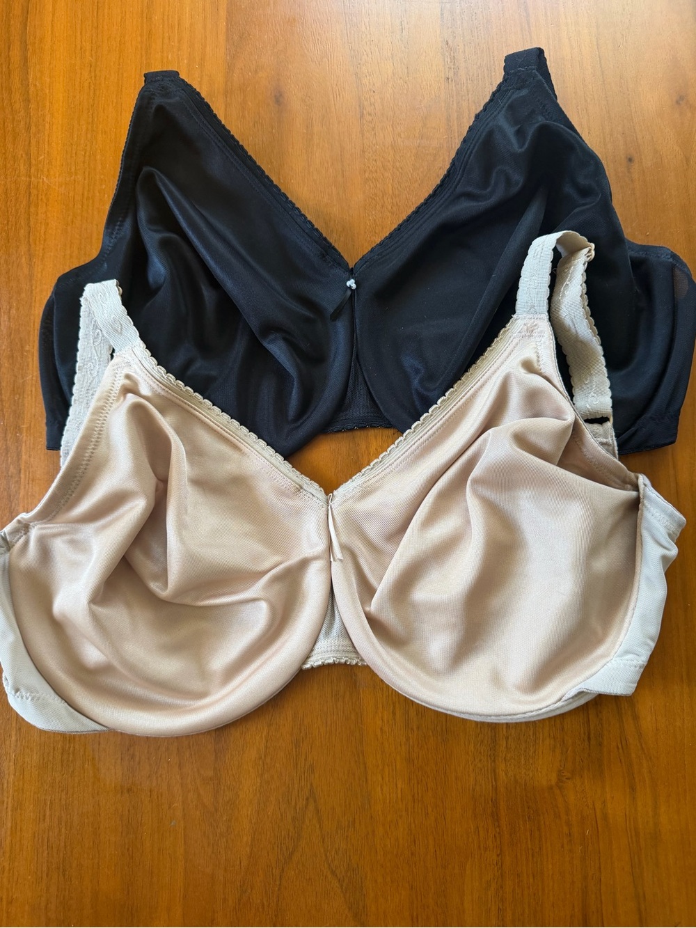 Wacoal Smooth Underwire Bra Duo — Black & Nude